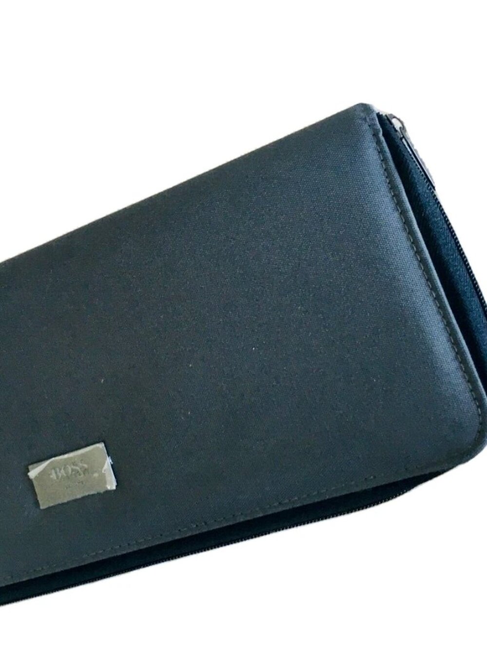 ✨Designer HUGO BOSS Organizer Travel Fabric Hard Case Electronic Holder NEW!